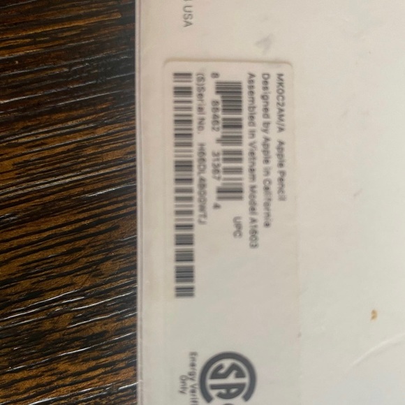 COPY - Apple Pencil opened but never used. Original box with manual. Price Firm - Picture 2 of 5